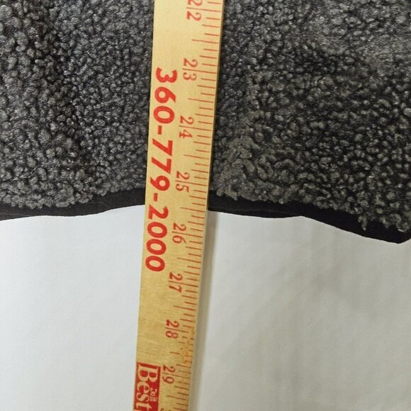 Dutch Bros Coffee Color Block Sherpa Fleece Unisex Pullover Henley Flaw Small - Picture 8 of 12